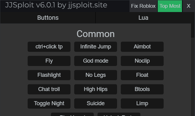JJSploit Buttons